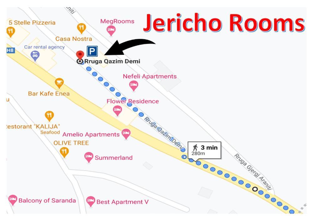 Jericho Rooms Sarandë 外观 照片